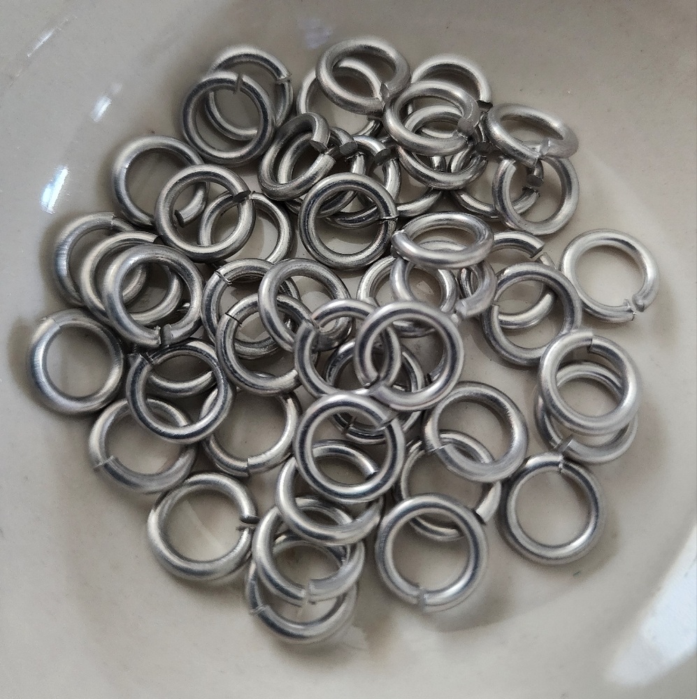 Silver Jump Rings 45 10mm Beads.Jewelry Making Crafts DIY Findings BC152‎